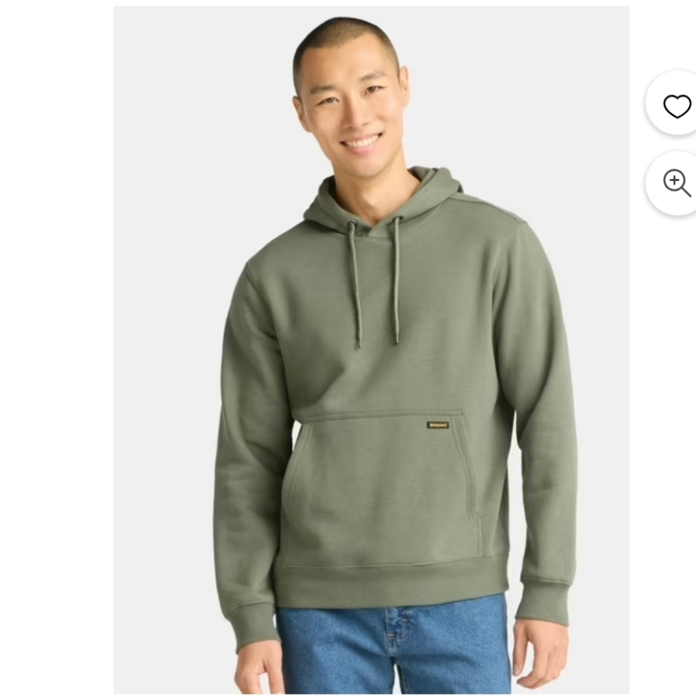 Brahma Men's and Big Men's Work Wear Hoodie, green‎